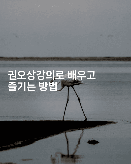 권오상강의로 배우고 즐기는 방법 2-쥬크박스