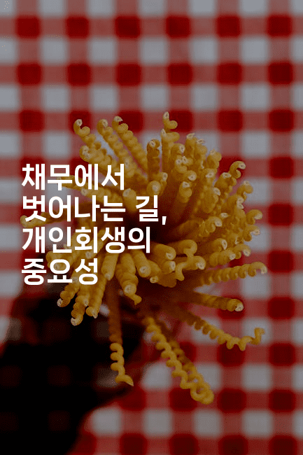 채무에서 벗어나는 길, 개인회생의 중요성-쥬크박스